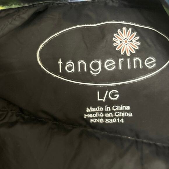 Tangerine Black Multi Color Duck Down Puffer Vest Large Outdoor Active - Picture 9 of 11